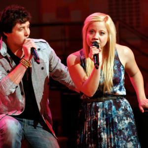 Still of Charlie Lubeck and Shanna Henderson in The Glee Project 2011