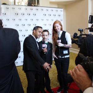 Red Carpet interview at the Young Artist Awards in LA 2014