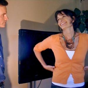 Lance Charnow in a scene from Funny Squad With Monique Bricca