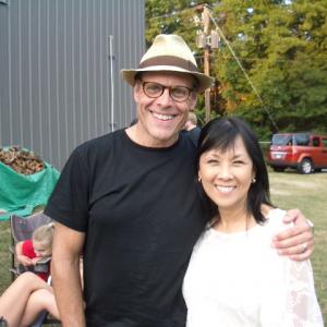 Vickie Eng with Alton Brown