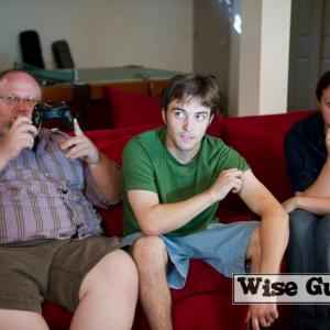 Production still from Wise Guys?2012 with Nathan Lewis and Jonathan Gaietto