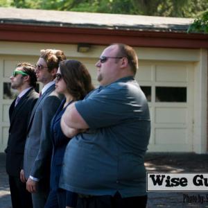 Scene of the intro to Wise Guys?2012 with Nathan Lewis Sam Auvil and Jonathan Gaietto