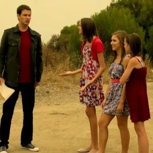 Still of Daniel Tosh Natalie Burchesky Maddie Shemansky and Natalie Britvich in Tosh0 2009