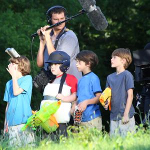 Still of Dylan DePaula, Toby Nichols, Cannon Borsage and Taylor Sacco in True Heroes