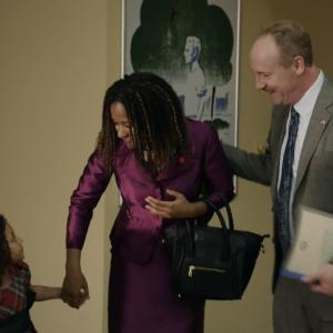 Still of Mirabelle Lee Tracie Thoms and Matt Walsh in Veep Episode Alicia
