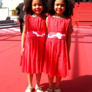 Anais and Mirabelle at the Blood Ties premiere  Cannes Film Festival
