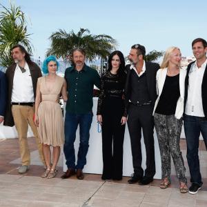 Douglas Henshall Anders Thomas Jensen Kristian Levring Mads Mikkelsen Sisse Graum Jrgensen Eva Green Nanna land Fabricius and Thomas Jensen at event of The Salvation 2014