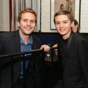 Alexander Kravec and Michael StahlDavid at the After Party for In Your Eyes in NYC