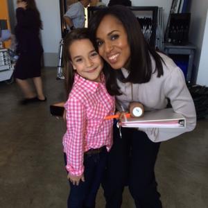 Caitlyn LeoneKerry Washington Filming Scandal as Casey Ross