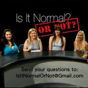 Panel on talk show called Is It Normal? Or Not? wwwiinoncom