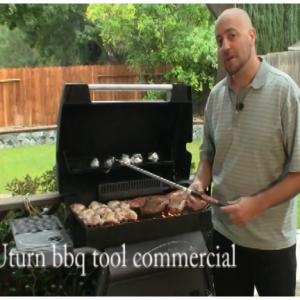 screen capture from commercial for UTurn BBQ tool