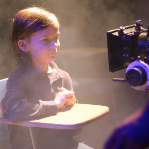 Mikey Effie on the set of BUILDING BLOCKS