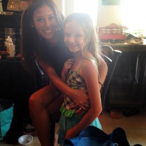 KristiLynn on set with Keana Texeira filming Candy From Strangers