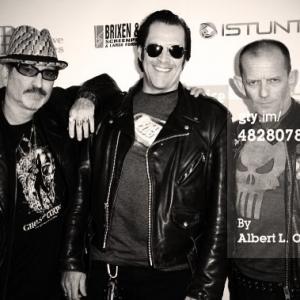 Ford Austin Ezra Buzzington and Robert corpses Rhine on the red carpet at Hollywood Horrorfest 2014 at the New Beverly