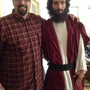 On the set of Its Supernatural James Durham episode AprilMay 2014 I was the lead and met this nice fellow Jason Dilisi as Jesus