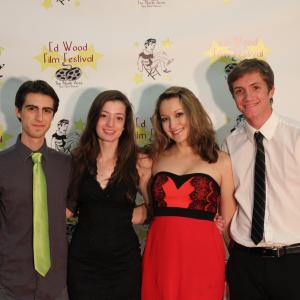 At the 2013 Ed Wood Film Festival with part of my cast and crew where our film was being shown