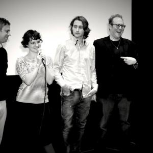 Picture taken at the Q and A after the world premiere of Personal Space from the left Elli Raynai Stephanie Seaton Terry J Tyler James McDougall Patrick House