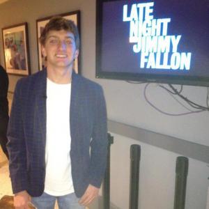 Jack Blankenship before he was a guest on Late Night Jimmy Fallon.