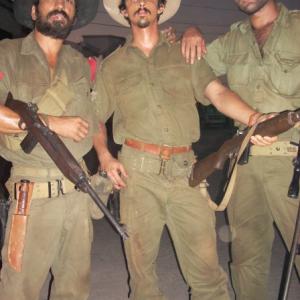 From left to right  Aurelio Lima Juan Carlos Arvelo and Ricardo Alvarez Santiago in the movie Che Part One