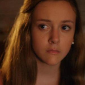 Screen Grab as Young Mattie in The Legend of Seven Toe Maggie 2012