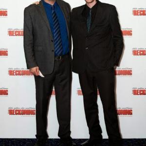 The Reckoning Premiere Director John V Soto with Luke Thornley