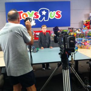 Shooting National Cineplex Theatre Preshow spot for Toys R Us