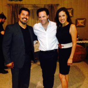 At the Elephant Theatre with actors Kenny D'Aquila and Sal Velez Jr. at the viewing of 