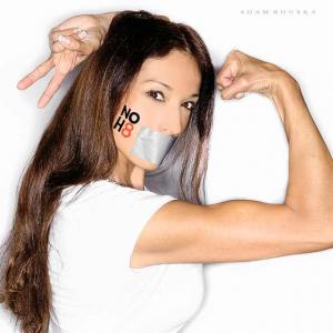 Thank you @NOH8 and photographer @adambouska for WE ARE ONE!!