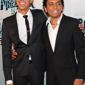 M Night Shyamalan and Dev Patel at event of The Last Airbender 2010