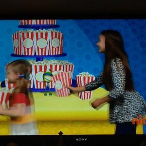Kylie as the Popcorn Girl in 