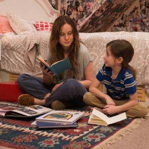 Still of Brie Larson and Jacob Tremblay in Room 2015