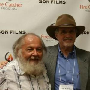 Mardell Elmer with producer Michael Arnold at event of the movie The Reins Maker