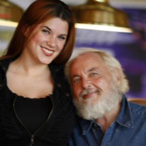 Mardell Elmer with Alexandra Russo on the set of the movie 