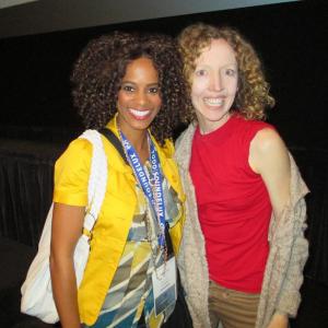 Actress Germany Kent with Darlene Hunt, Actress/Writer and The Big C creator and producer