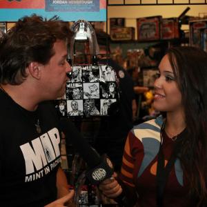 On location with Indie Cinema Showcase interviewing Travel Channels Toy Hunter Jordan Hembrough at StarWars Celebration 6