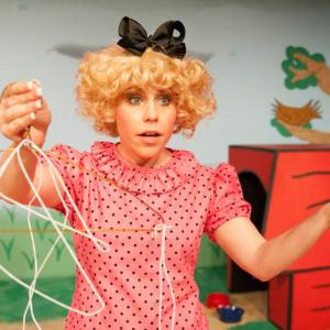 Playing Sally Brown in Youre A Good Man Charlie Brown