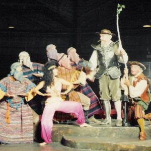 On stage as The Moorish Dancer in Man of La Mancha starring John Raitt