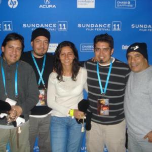 With Diego Jimenez, Carlos Moreno, Diego Ramírez and Alvaro Rodriguez at Sundance for 