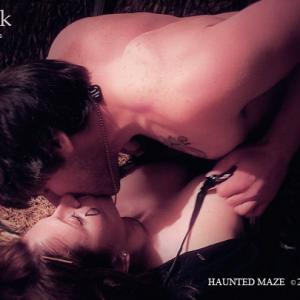 Susan Engel and Evan Scott in Haunted Maze 2013
