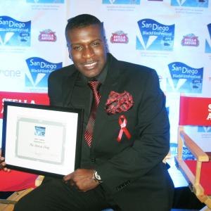 Filmmaker Umari Jason takes Best Comedy Award at SDBFF.
