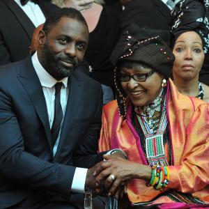 Idris Elba and Winnie Mandela at event of Mandela ilgas kelias i laisve 2013