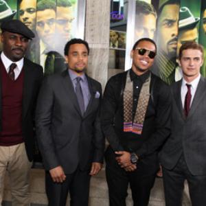 Hayden Christensen Idris Elba Michael Ealy and Chris Brown at event of Takers 2010