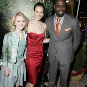 Hilary Swank, Idris Elba and AnnaSophia Robb at event of The Reaping (2007)
