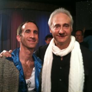 Gregory Blair with Brent Spiner on the set of Fresh Hell