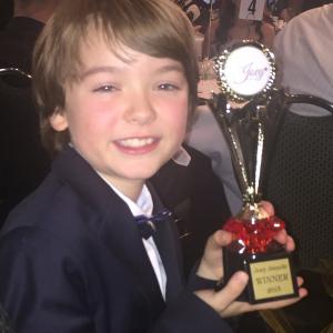 Christian at the Joey Awards. One win and one nomination.