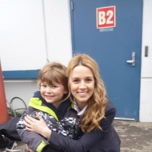 Christian and Alona Tal on set of Cult