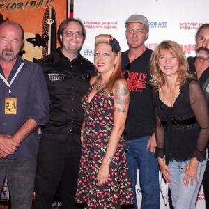 Left Randy Molnar Steven Shea Tammy Bennett Jeff Ward Melissa Gruver  Scott Singer Scott was in character for the Premier Pete and brought the HardTail Motorcycle he rode in the movie