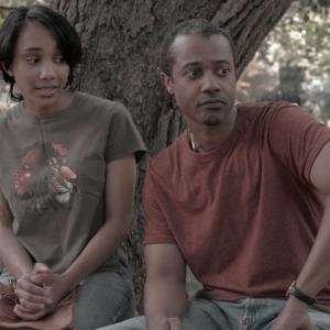 Still of Yakima Rich (l) and Daron Stewart in Sonnet To Sister