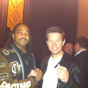 Dennis Jay Funny  Mark Wahlberg following the Manhattan screening and QA of The Fighter film Directed by David O Russell starring Mark Wahlberg Christian Bale Amy Adams and Melissa Leo