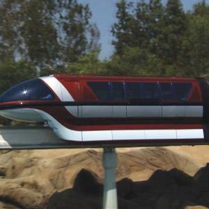 Learn about the Disneyland Resort Monorail and the transportation plan that was stopped in the 1950s